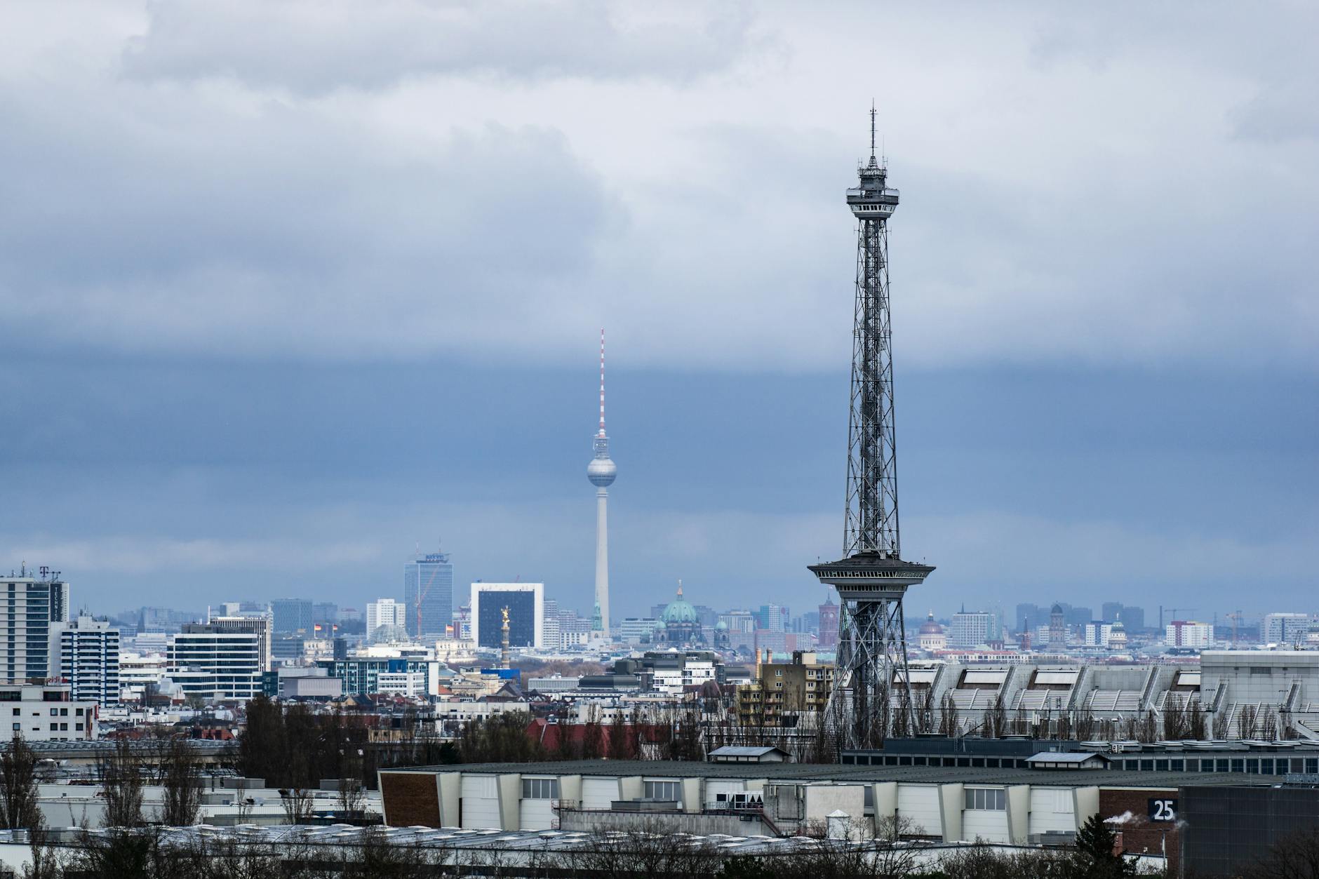 The Funkturm tower against a clear Berlin sky, representing the IFA Berlin 2026 venue.